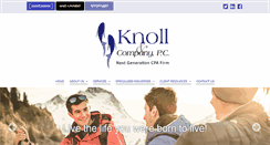 Desktop Screenshot of knollcpa.com